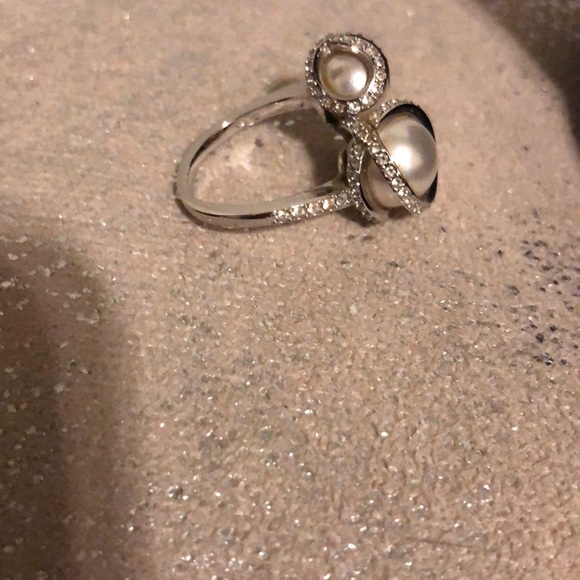 Swarovski double pearl ring size 52 - Picture 6 of 8